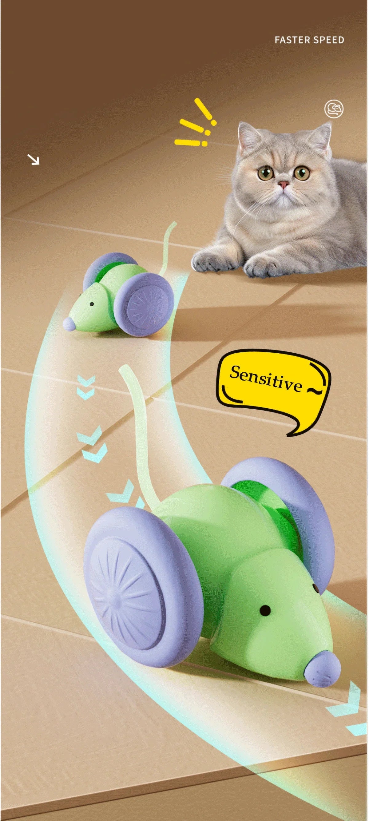 Electric Mouse Car Toy