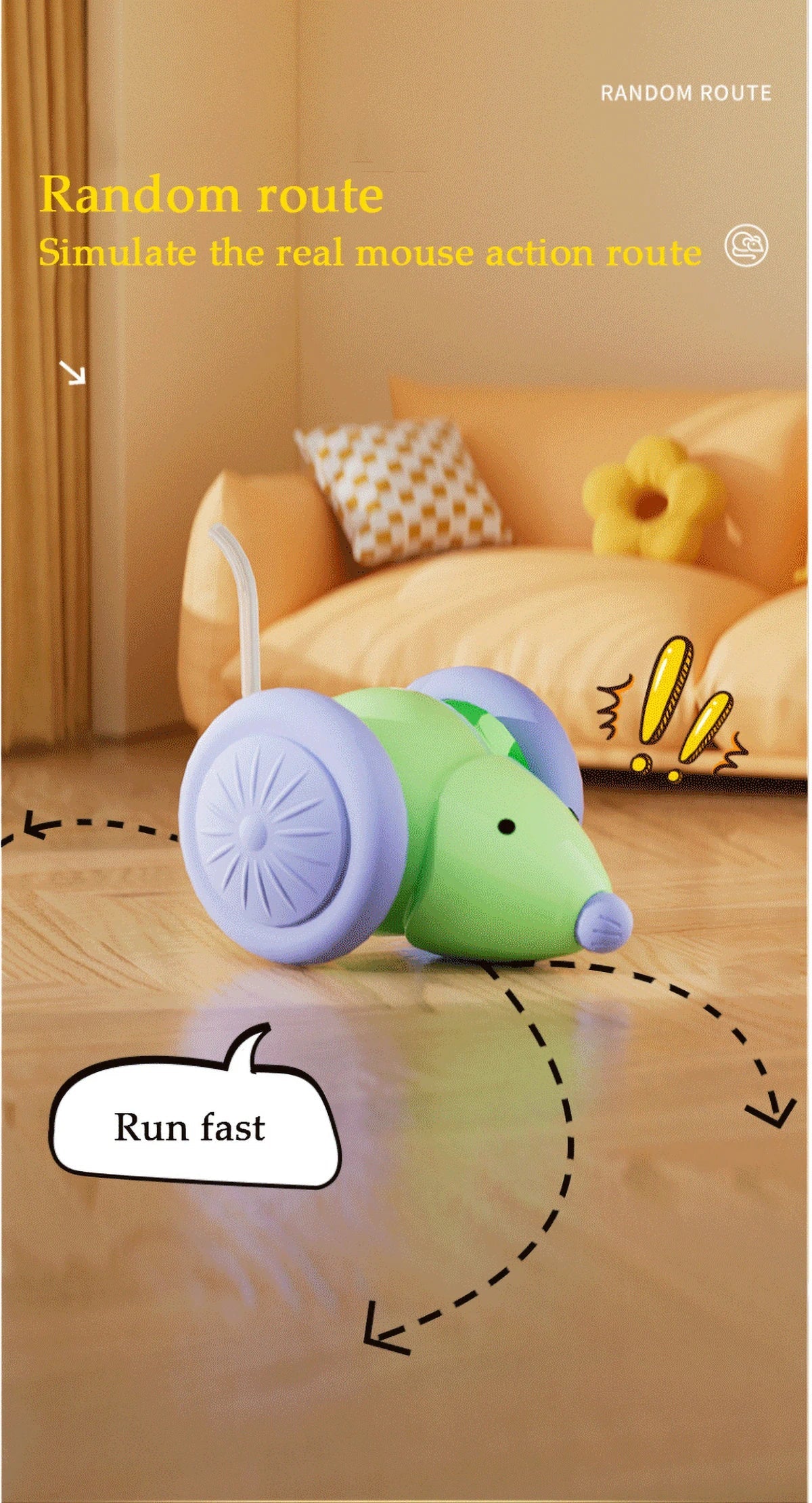 Electric Mouse Car Toy