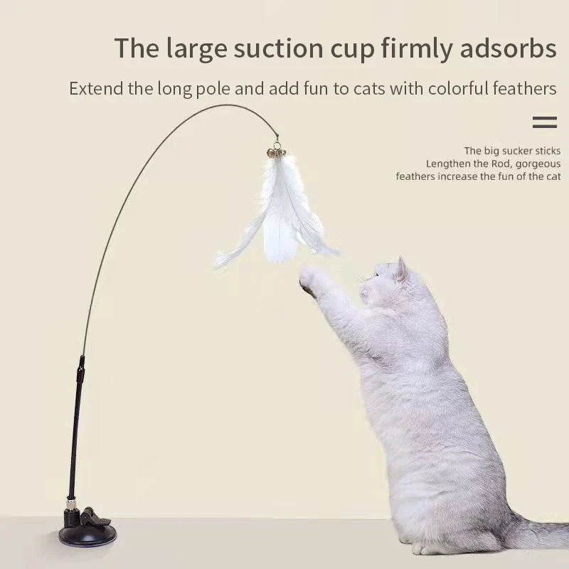Interactive Hands-Free Cat Teaser Wand