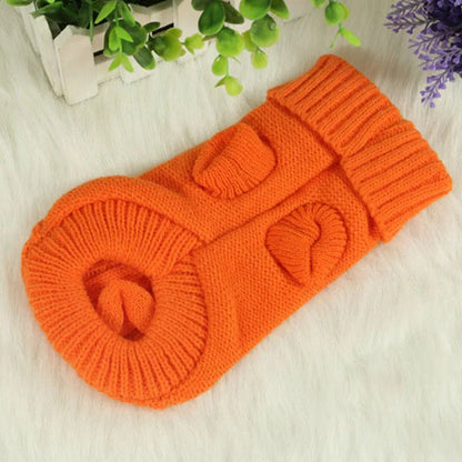 Knitted Winter Dog Jumper