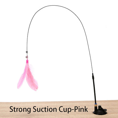 Interactive Hands-Free Cat Teaser Wand